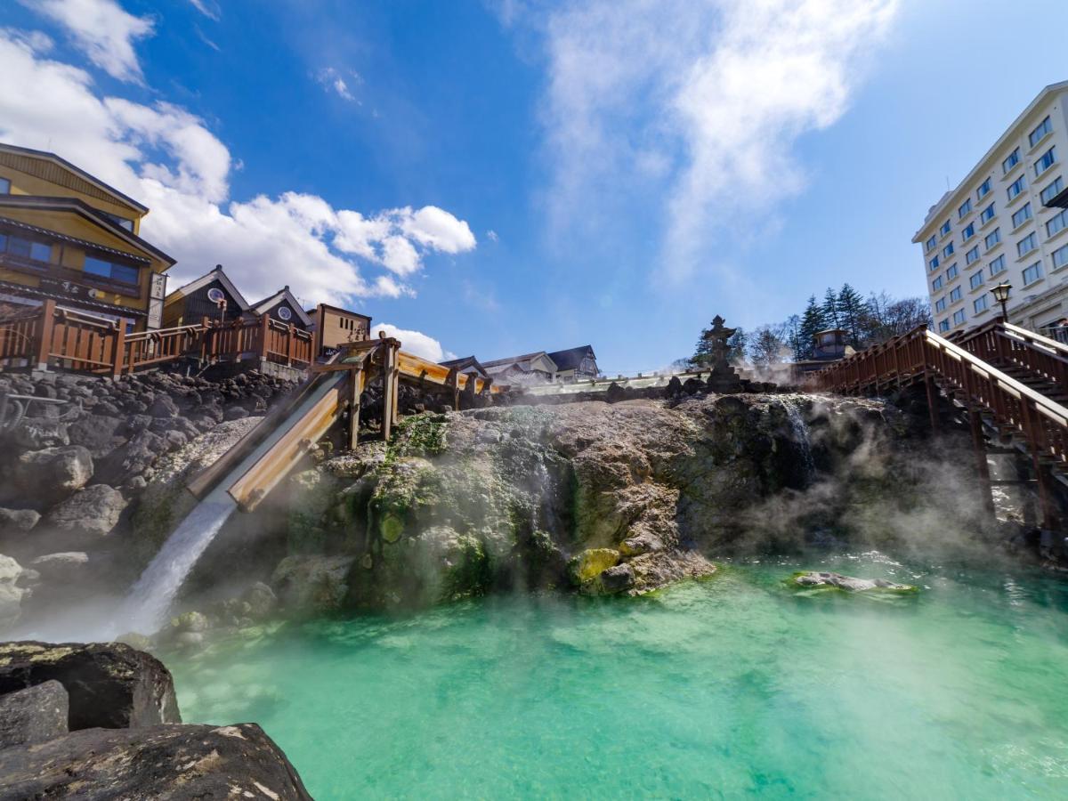 Kamenoi Hotel Kusatsu Yubatake Zewnętrze zdjęcie
